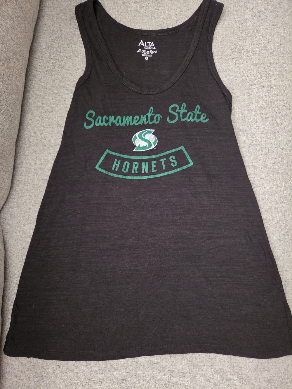 New Withouts Tags- Alta Gracia Sacramento State Hornets Black Women's Tank Top